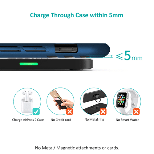 Mobile Wireless Charger - Choetech T511-S 10W Fast Wireless Charging Pad