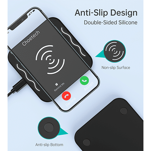 Mobile Wireless Charger - Choetech T511-S 10W Fast Wireless Charging Pad