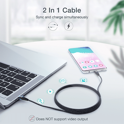 მობილურის კაბელი - Choetech XCC-1003 PD 60W Type-C to Type-C 1.2m Cable