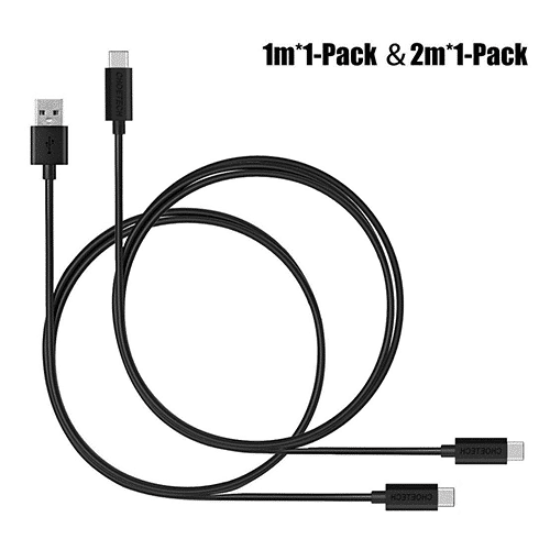 მობილურის დამტენი - Choetech AC0002 1m USB-A To Type-C PVC Cable