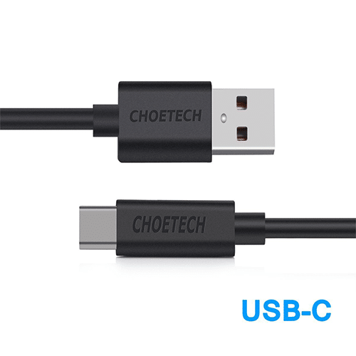 მობილურის დამტენი - Choetech AC0002 1m USB-A To Type-C PVC Cable