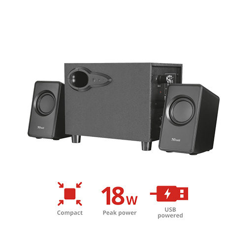 დინამიკი - Trust Avora 2.1 Subwoofer Speaker Set