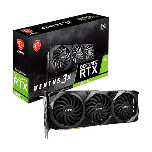 ვიდეობარათი - Msi Ventus 3X RTX 3070 Ti 8 GB Oc