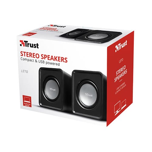 დინამიკი - Trust Leto 2.0 Speaker Set Black