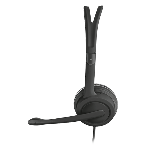 კომბო - ყურსასმენი + ვიდეოთვალი - Trust Doba USB Headset + 720p HD Webcam