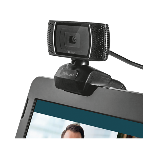 კომბო - ყურსასმენი + ვიდეოთვალი - Trust Doba USB Headset + 720p HD Webcam