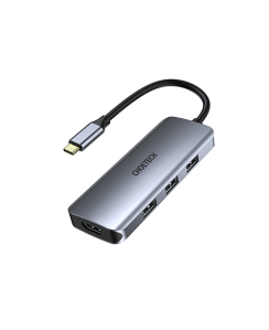 Multi ადაპტერი - Choetech HUB-M19 7 in 1 Type-C to HDMI Multiport Adapter