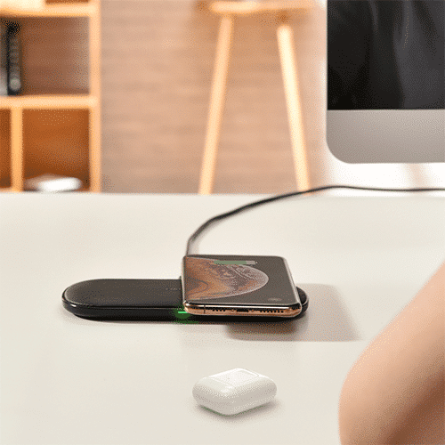 მულტი უკაბელო დამტენი - Choetech T535-S 20W, 2 In 1 Wireless 5 coils Charging Pad