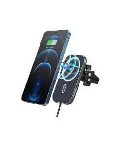 მანქანის უკაბელო დამტენი - Choetech T200-F Magnetic 15W wireless car charger holder