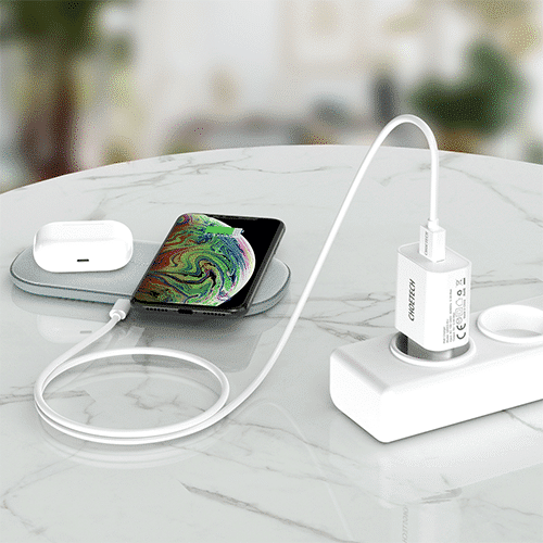 მობილურის დამტენი - Choetech Q5002-EU-WH 12W USB-A Charger EU