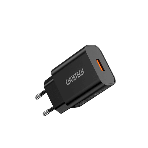 Mobile Charger - Choetech Q5003-EU-BK 18W USB-A Charge EU