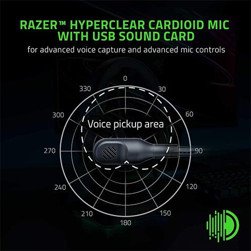 ყურსასმენი - Razer BlackShark V2 + USB Mic Enhancer 3.5mm Black