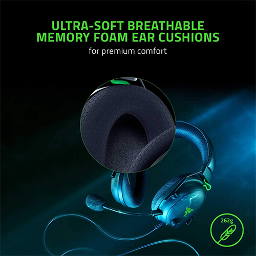 ყურსასმენი - Razer BlackShark V2 + USB Mic Enhancer 3.5mm Black
