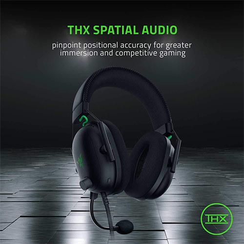 ყურსასმენი - Razer BlackShark V2 + USB Mic Enhancer 3.5mm Black
