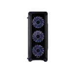 ქეისი - Zalman i3 Black - 4x120 Fan LED