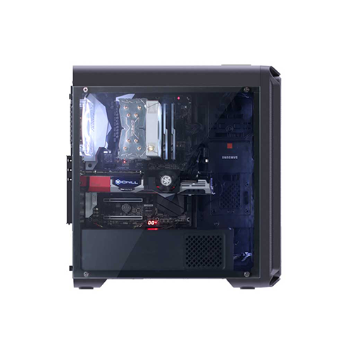 ქეისი - Zalman i3 Black - 4x120 Fan LED