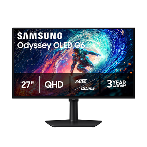 Monitor - Samsung Odyssey G6 LS27HG610SIXCI - 27 Inch / 2K / OLED